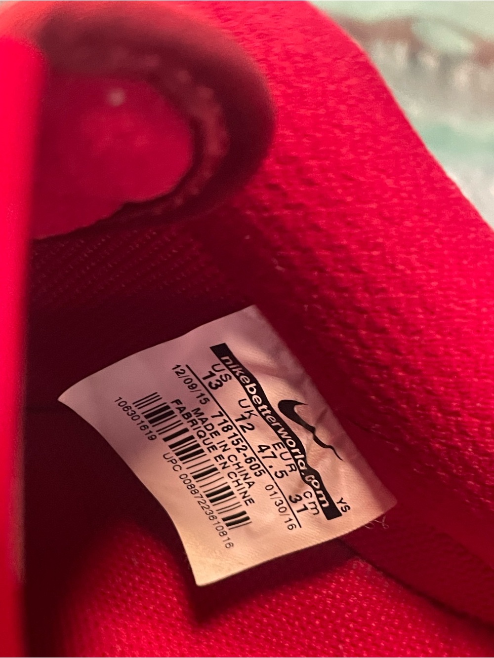 Air Force One 1️⃣ Rare Red Nike - Picture 11 of 11